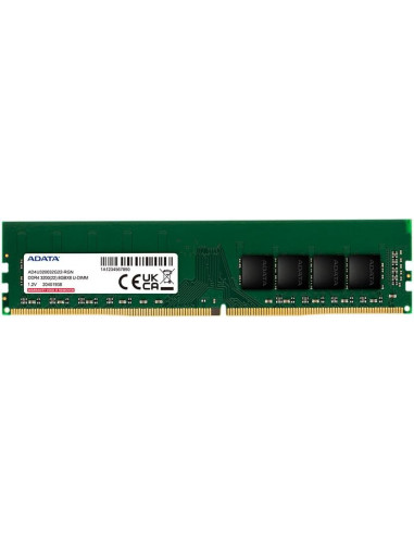 Memoria RAM DDR4 DIMM 32GB 3200MHz CL22, Adata, Color Verde. AD4U320032G22-SGN