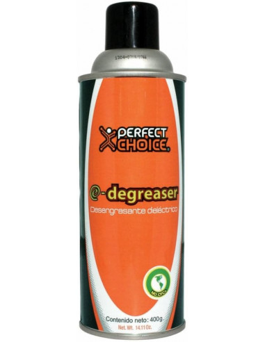 Desengrasante y Limpiador dielectrico de equipo electrico y electronico, No inflamable. Perfect Choice E-Degreaser, 400g