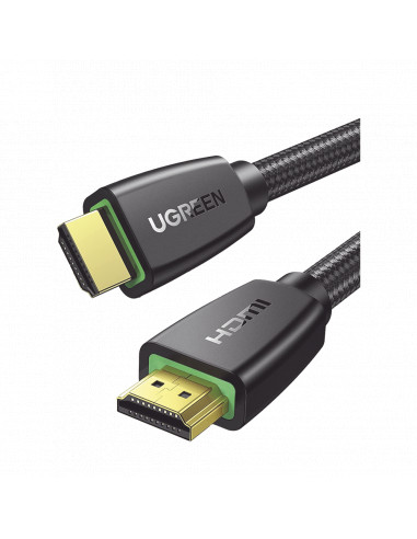 Cable de Video 1.5m HDMI a HDMI 2.0 Ugreen 40409, 4K 60Hz, 2K 144Hz, 1080p 144Hz, ARC, Cubierta de Nylon Trenzado