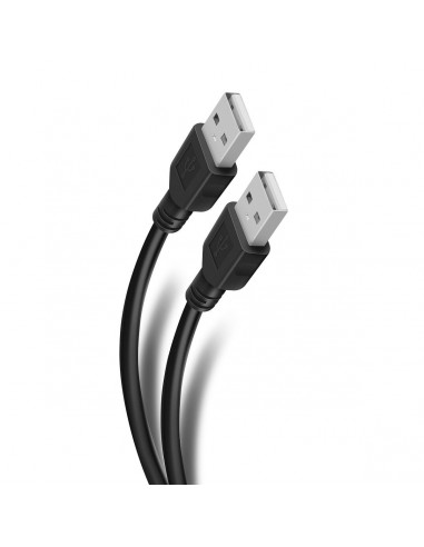 Cable e Datos USB-A a USB-A Macho-Macho 1.8m Steren. USB-306