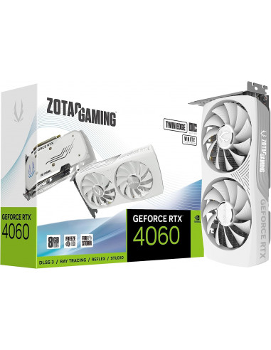 GPU RTX4060 ZOTAC TWIN EDGE WHITE ED.
