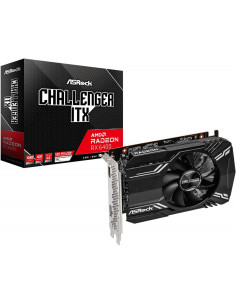 Tarjeta de Video AMD RADEON RX 6400 ASRock Challenger ITX 4GB GDDR6, 1 DP 1 HDMI, Min 350W *Sin Alimentacion Adicional*