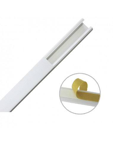 CANALETA SIN DIVISION BLANCO 20x 17 x 6F