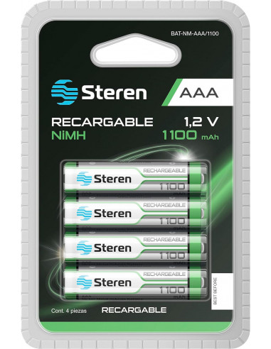 BATERIAS AAA RECARGABLES STEREN AAA/1100