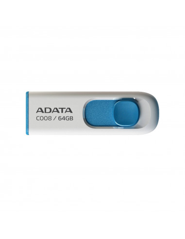 MEMORIA USB ADATA C008 - AZUL, 64 GB