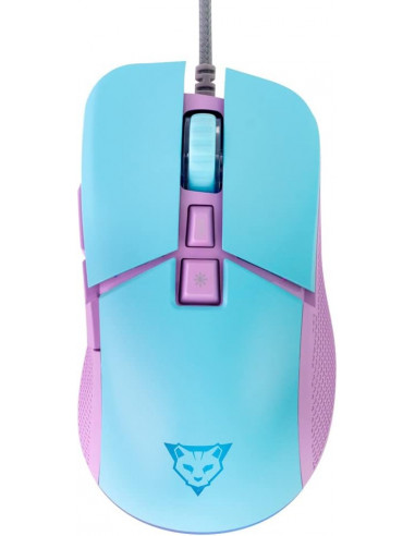 Mouse Alambrico Ocelot Creators, 7,200dpi, RGB, Color Azul