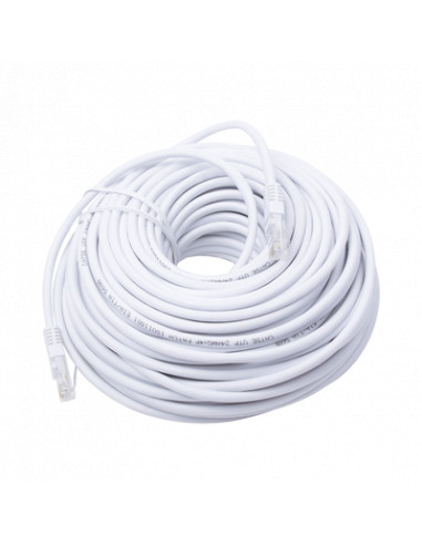 Patch Cord Cat5e 30m Linkedpro LP-UT3-3000-WH, Hasta 1000Mbps, Color Blanco