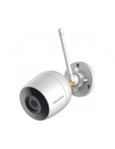 Camara IP de vigilancia tipo Bullet Hikvision DS-2CD2023G0D-IW2 de 2MP, IR hasta 30m, Wi-Fi.