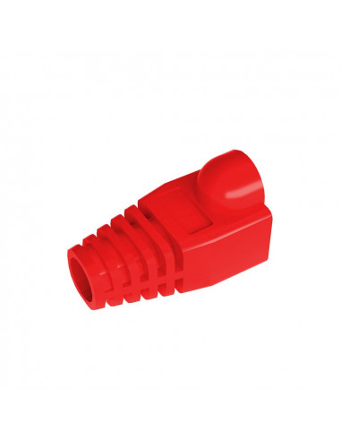 Capuchon de Plastico RJ45 Gigatech, Color Rojo