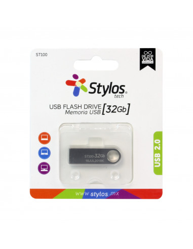 Memoria USB 32GB Stylos. STMUSB3B -