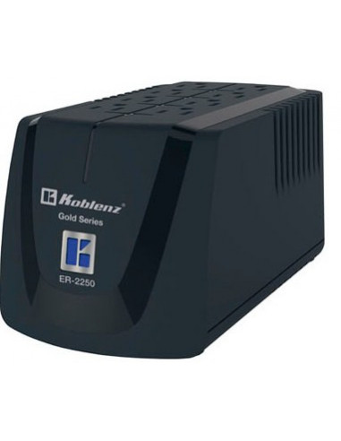 Regulador KOBLENZ ER-2250 - 6, Negro, Hogar y Oficina, 2250 VA, 1000 W