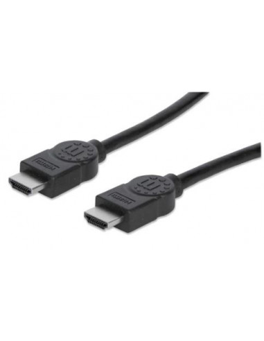 308816 Cable HDMI Macho-Macho de 1m; ARC - 3D, 4K 30Hz Blindado color Negro