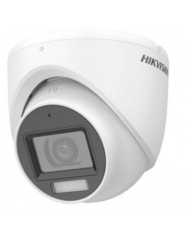 Cámara LUZ DUAL (IR + LUZ BLANCA) / Domo TurboHD 2 Megapixel (1080p) / Luz Blanca 20 mts / Gran Angular 106° - 