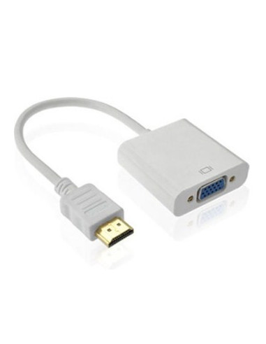 Convertidor HDMI a VGA - Blanco, BROBOTIX 110910