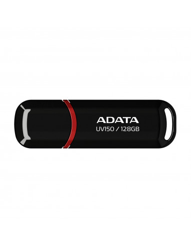 Memoria USB ADATA AUV150-128G-RBK - Negro, 128 GB, USB 3.2, retro compatible a 3.1, 3.0 y 2.0.