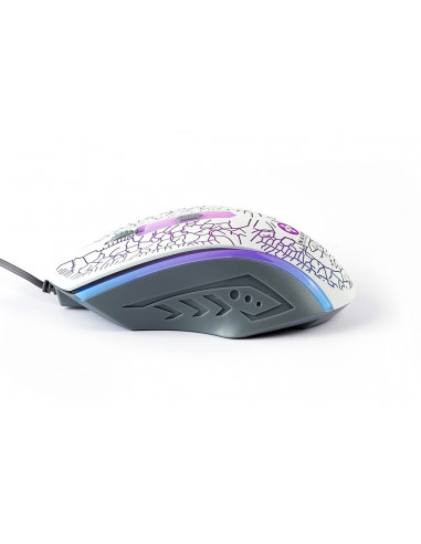 Mouse Naceb Technology NA-592BL - USB, Juego, Óptico, 1200 DPI, Multicolor