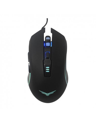 Mouse Gamer Horus Naceb Technology NA-0937 - Alámbrico, 1000/1600/2400/3200 DPI's, Negro