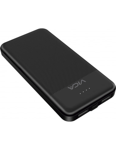 Power Bank VICA 10 - 000 mAh, USB 2.0, capacidad y tipo de batería: Batería de polímero de litio de 10000 mAh