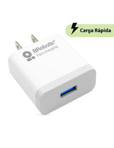 CARGADOR CARGA RÁPIDA USB V3.0 TIPO A (6000533) - Brobotix