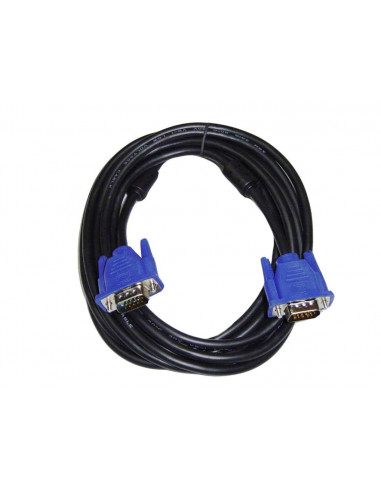 Cable VGA Naceb Technology - 3 m, VGA (D-Sub), VGA (D-Sub), Negro