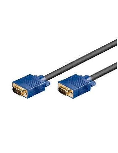 Cable VGA - HD15 - 1.8 m, VGA (D-Sub), VGA (D-Sub), Macho/Macho, Azul, 311818 BRobotix