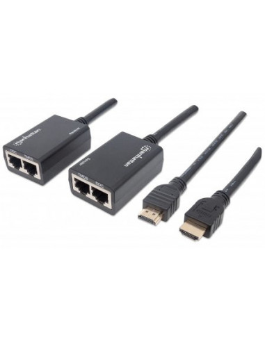 207386 Extensor de HDMI por Cat5e/Cat6; Extiende tu señal de 1080p hasta a 30m - 