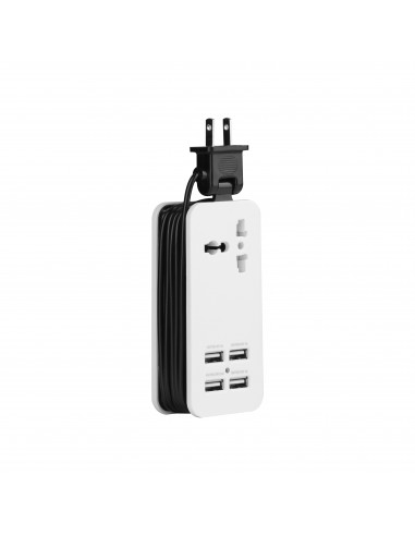 Adaptador de Contacto Naceb Technology NA-0705 - USB, Blanco