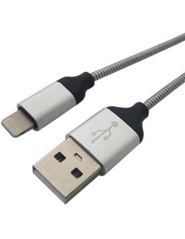 Cable Lightning BROBOTIX 161219 - Gris, Apple, Cable Lightning