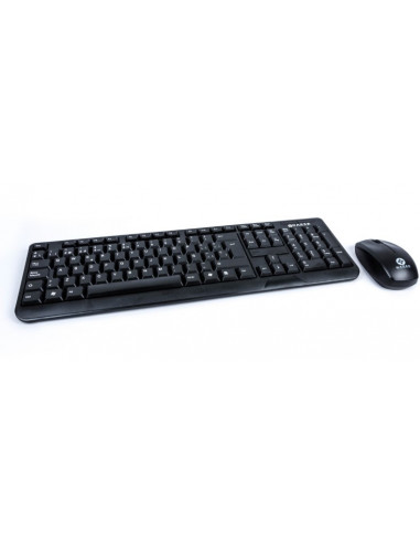 Kit de Teclado y Mouse Inalambrico Naceb Technology - 112 teclas, Negro NA-426