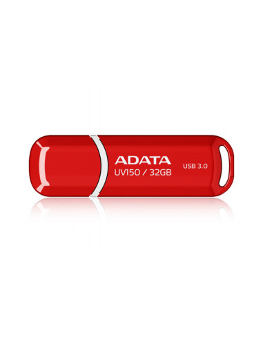 Memoria USB ADATA AUV150-32G-RRD - Rojo, 32 GB, USB 3.2