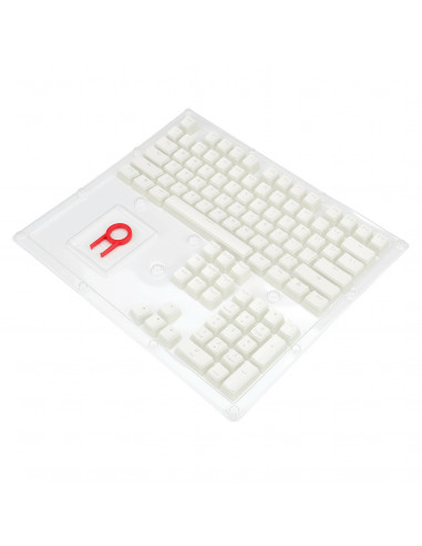 Keycaps  Redragon Sacarab White - Blanco