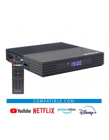 tv box NECNON Modelo 3M-2 - Ethernet, 4K UHD, Android TV 11, 2GB, 16GB