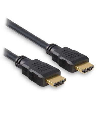 Cable HDMI V2.0 - 1.8 m, 2-4K, HDMI/HDMI, Macho/Macho, Negro. BROBOTIX 963486