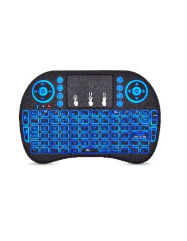 Teclado Mini Inalámbrico - Recargable, Iluminado RGB  (963814), Brobotix.