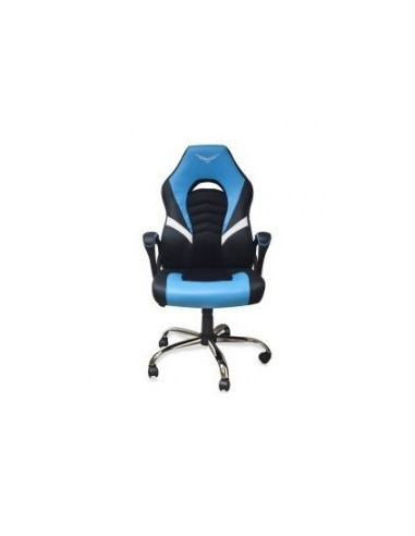 Silla Gamer Naceb Naceb Technology NA-0935A - Gamer, Azul, Poliuretano + Nylon