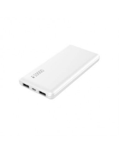 Power Bank Nextep NE-430B Ultra Ligera 10000 mAl 2 puertos Color Blanco USB a Micro USB - 