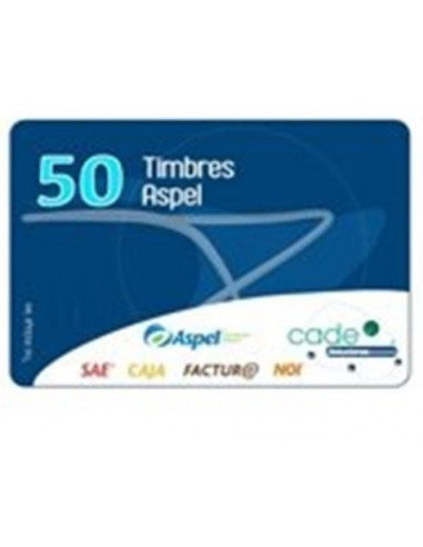 Timbres Fiscales ASPEL PAQUETE DE 50 Timbres FACTE/50 (Electrónico) - 