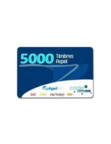 Timbres Fiscales ASPEL Paquete de 5000 Timbres FACTE/5000 (Electrónico) - 