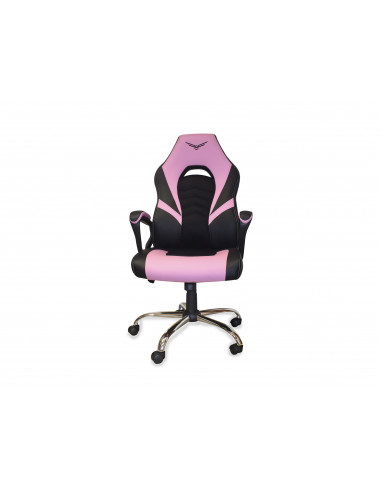 Silla Gamer Naceb Naceb Technology NA-0935RS - Gamer, Rosa, Poliuretano + Nylon