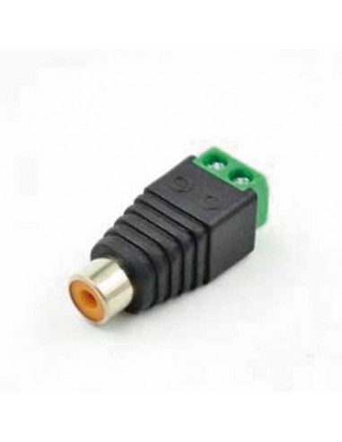 Conector RCA Qian QAY-60305 - RCA, Negro