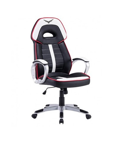 Silla Gaming Naceb Technology WARHAMMER - Gamer, Negro/Blanco, Piel Sintética