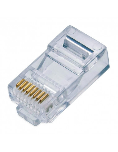 Conector Red RJ45 Qian NW5100 - RJ-45, Transparente, 1 Gbit/s