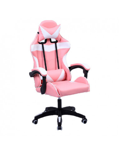 Silla Gamer Blanco/Rosa Stylos. SGSI02P - 