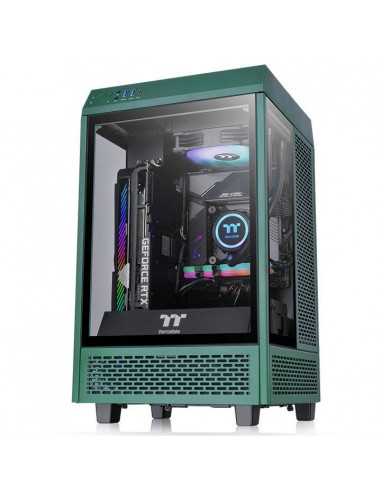 Gabinete Thermaltake The Tower 100 Racing Green (CA-1R3-00SCWN-00) - Color Verde, Mini Torre