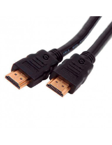 Cable GETTTECH JL-1101 HDMI 2.0 - MACHO-MACHO, NEGRO, 1.5MTS