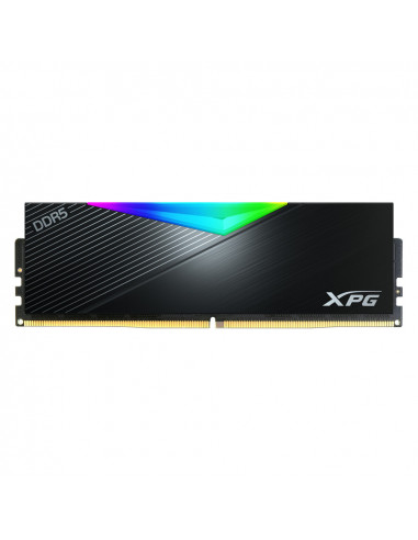 Memoria RAM DDR5 DIMM 16GB 6000MHz CL40, XPG LANCER RGB, Color Negro. AX5U6000C4016G-CLARBK