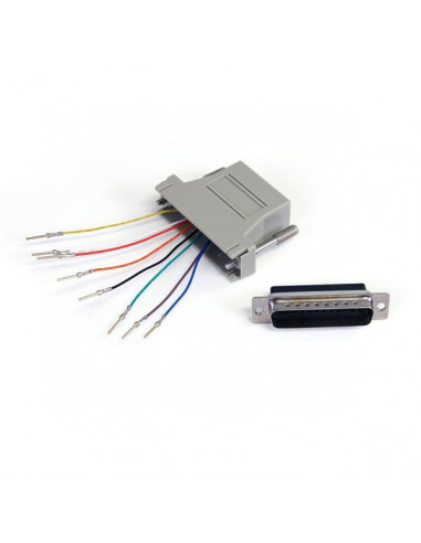 ADAPTADOR MODULAR DB25 A RJ45 SERIAL M H