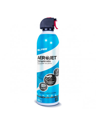 Bote de Aire Comprimido removedor de polvo, Valvula de 360? SILIMEX AEROJET, 660ml