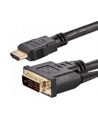 HDMI A DVI-D STARTECH HDMIDVIMM6 1.8mts