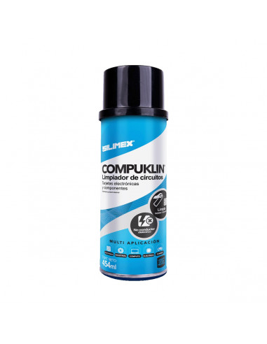 Liquido en Spray Limpiador para Circuitos y Tarjetas Electronicas, quita grasa entre otros, no conductor, SILIMEX, 454ml